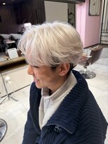 ロマーノ(ROMANO) 【ROMANO】メンズカット&ホワイトブリーチカラー