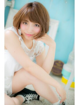 ミック 日暮里店(miq) 目力ＵＰの★小悪魔♪ボブ【miq日暮里】