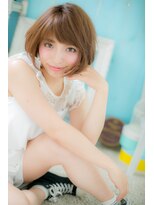 ミック 日暮里店(miq) 目力UPの★小悪魔♪ボブ【miq日暮里】