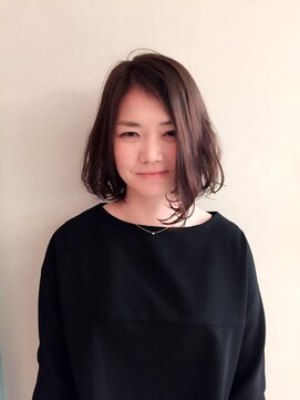 ロンド 銀座(Lond) 毛先にゆるふわデジタルパーマボブ☆担当 川上 功介