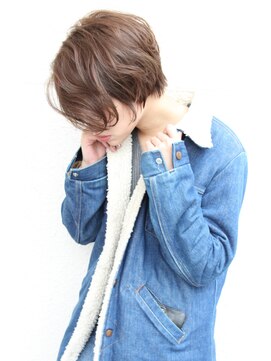 レウナ 外苑前(Reuna) 黒髪アッシュふわっとしたニュアンスショートボブ