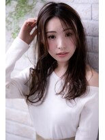 ヘアーアートシフォン 川口東口店(hair art chiffon)&nbsp;チェリーブラウンorダークアッシュのイメチェンフェミニンヘア