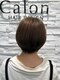 カロンヘアデザイン(Calon HAIR DESIGN)の写真/【岡山市東区/西大寺】丁寧なマンツーマン施術×高技術カットでどこから見ても美フォルムショートに♪