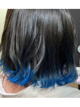 ビーオーダーズ(B-order's) 【裾カラー】ロイヤルブルーカラー20代/30代