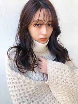 ジゼル(GiseL) シースルーバング♪レイヤー/前髪カット/髪質改善/ブラウン