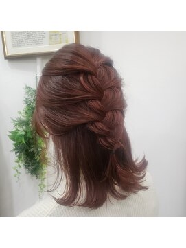 アーシェ 横浜店(A'SHE) 編み込みアレンジ