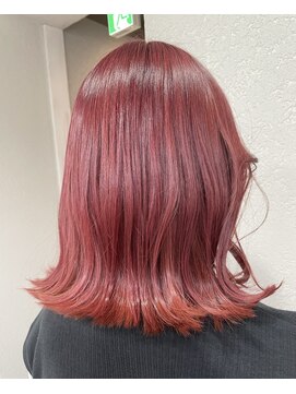 アジールヘア 所沢プロペ通り店(agir hair) チェリーレッド