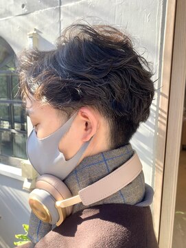 ホーム(HOME) 【HOME 下北沢】ラフなMIXスパイラル×ツーブロック