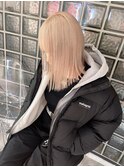 M20_ミルクティーベージュ　ブリーチ2回～