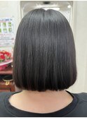 縮毛×ボブ
