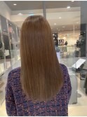 ブラウンベージュ/透け感カラー/カラー30代、40代、50代