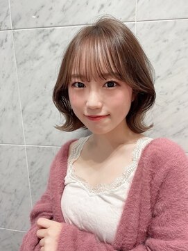 ロンド アンブル 四条烏丸(Lond ambre) 【Lond ambre】五島巨幹 ミディアム/くびれボブ/波巻き/前髪