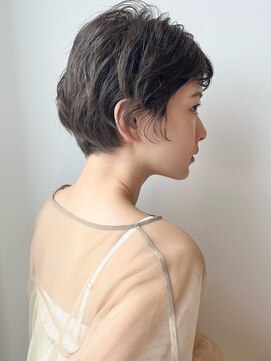 ウクラ バイ レシッド 池袋(uchla by rcid) イメチェン☆顔周りレイヤー小顔似合わせ丸みショートヘア黒髪