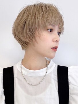 セイドット フクオカ(Say.FUKUOKA) 【Say.福岡】レイヤー×マッシュショート×ハイトーンカラー