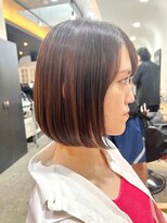 エトネ ヘアーサロン 仙台駅前(eTONe hair salon) 20代 30代ナチュラルボブ