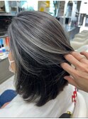 カット カラー ブリーチ フェイスフレーミング