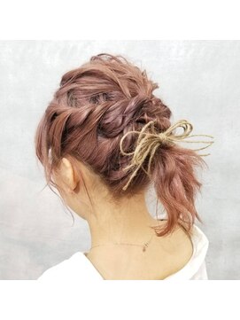 バロン ビューティー バイ フー 自由が丘(BARON Beauty by 風) ヘアセット/編み込みリボン持ち込み/ヘアアレンジ/自由が丘/個室