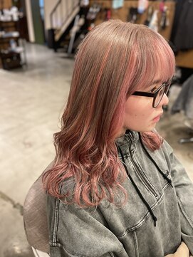 ヘアダイニング ボア(hair dining BoA's) 【MINORI】アンブレラカラー/ブリーチ/インナーカラー