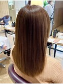 ミルクティーベージュダブルカラーインナーカラーケアブリーチ