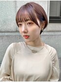 【銀座◇成田】大人可愛い丸みショート小顔オリーブベージュ