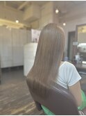 ミルクティーベージュダブルカラーケアブリーチインナーカラー