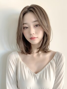 ローレンアオ(LOREN AO) ミルクティーベージュダブルカラーインナーカラーケアブリーチ