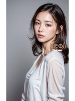 イコイ 九大学研都市店(icoi)&nbsp;パーマ仕立てのゆるやかウェーブロング