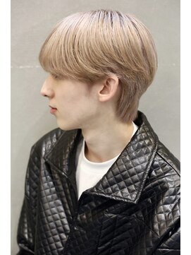 エクファフォーメン(EX-FA FOR MEN) ベリーショート/ダークアッシュ/ニュアンスパーマ/韓国マッシュ