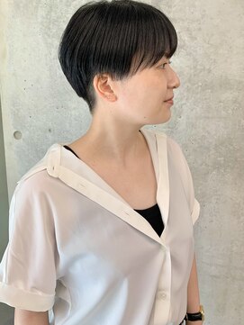 モリオ(morio) 20代30代40代大人可愛いベリーショート前髪ありマッシュショート