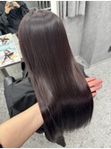 【votan hakata 中村珠梨】ワインレッド/艶髪