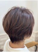 大人ショート×コテ巻き仕上げ30代・40代