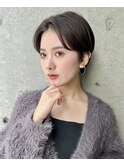 ☆春日イメチェン外ハネボブ美髪ワイドバングレイヤーショート2