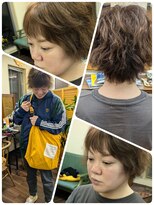 クリア 美容室&nbsp;ゆるふわショートパーマ☆