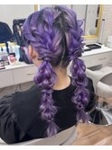 ふわもこツインアレンジ