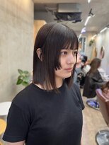 ソルトウォーター(SALT WATER) 顔周りカット/姫カット/ブリーチなし/恵比寿/代官山