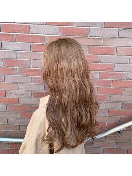 アース 大井町店(HAIR & MAKE EARTH) 秋色ミルクティーベージュ巻き髪◎大人可愛い韓国風レイヤー