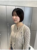 ミニボブ/縮毛矯正/髪質改善