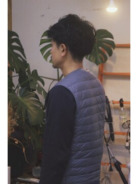 ハコ(haco.) メンズスパイラルパーマ