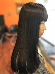 【20歳までプラン】縮毛矯正カット＋オーガニックTR＋炭酸泉【学割U24】