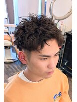 ボイスバーバー 高野店(VOICE BARBER)&nbsp;スパイキーショートパーマ