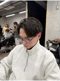 大宮ツイストパーマ/センターパート/ツイストスパイラル／