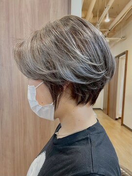 ブリッツ レボ(BLITZ-REVO) 着物ヘア/大人ガーリー/ダークアッシュ/似合わせカット/柏駅