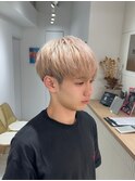 MEN’S HAIR/サーフカール/刈り上げセンターパート/渋谷
