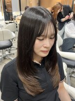 インデックスヘアー 錦糸町店(in'dex hair)&nbsp;髪質改善｜大人可愛い艶レイヤーロング×美髪ストレート