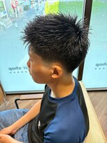 ヘアーショップ エヌアンドエー 越谷店(hair shop N&A)&nbsp;束感と毛流れが映える刈り上げスパイキーショート