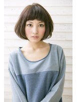 ガーデン ムサシコスギ(GARDEN MUSASHIKOSUGI)&nbsp;エアリーパーマ/アッシュカラー/小顔カット/厚めバング/ショート