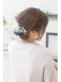 結婚式☆二次会★シンプルシニヨンへアセット