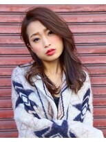 イソラブル(ISOLA-blu) 【潤い美髪】ウォームピンク×ゆるカールセミロング