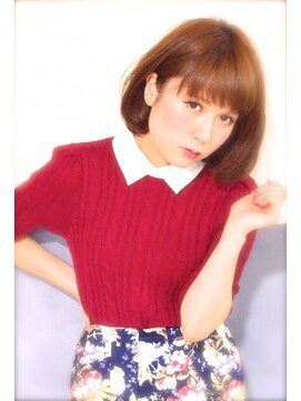 スタジオ 渋谷 原宿(Stujio) 耳かけ×大人かわいいナチュラルボブ