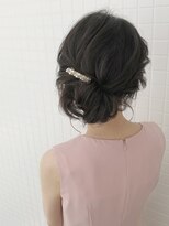 ヘアアンドメイク ロクロク(hair&make ROKUROKU) ROKUROKU 井上☆ゆるっとまとめたシニヨンアレンジ